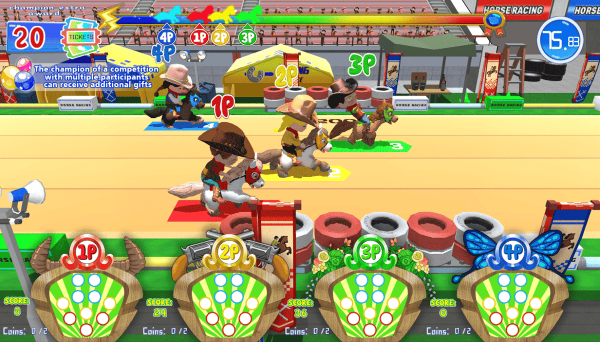 3D Simulation 4-person Horse Racing Game Machine Designed for Players of All Ages