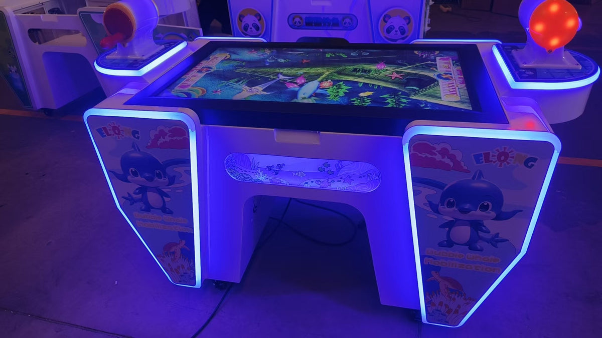 Interactive Large Commercial Electronic Arcade Equipment Coin-Operated Two-Person Fishing Simulator Entertainment System