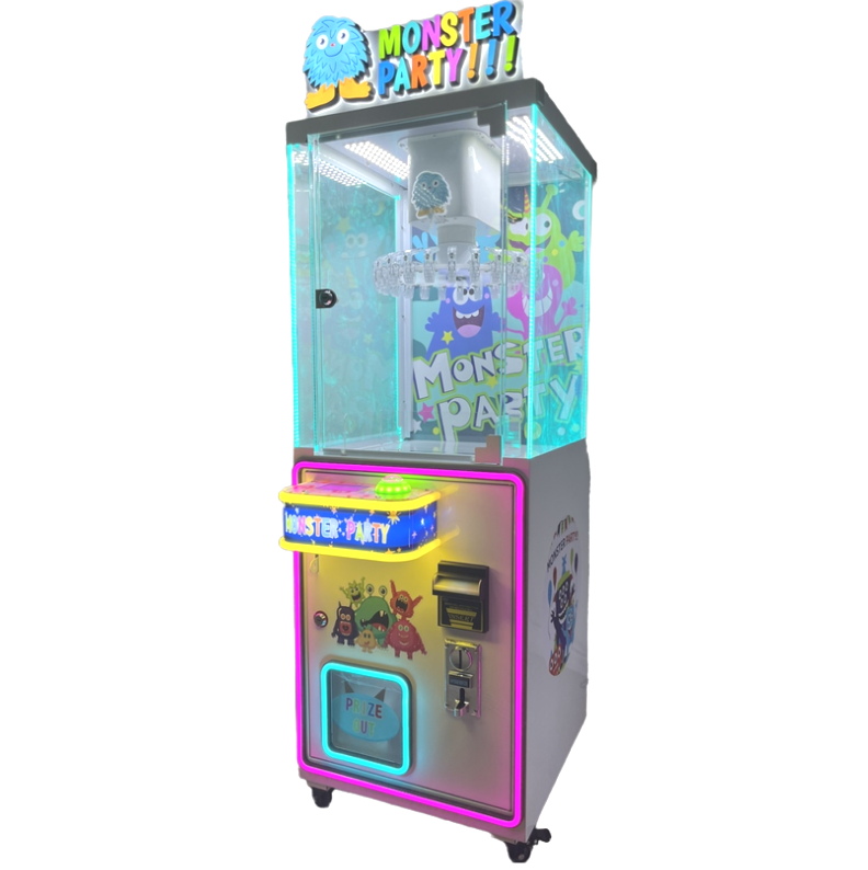 Stainless Steel Coin-Operated Arcade Prize Clamp Vending Game Clip Machine