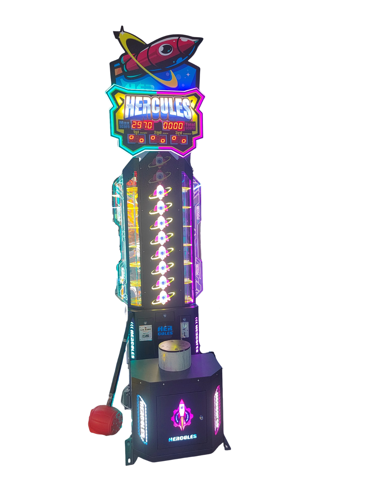 Elong Indoor Coin/Bill Operated Boxing Hit Hammer Arcade Game Machine