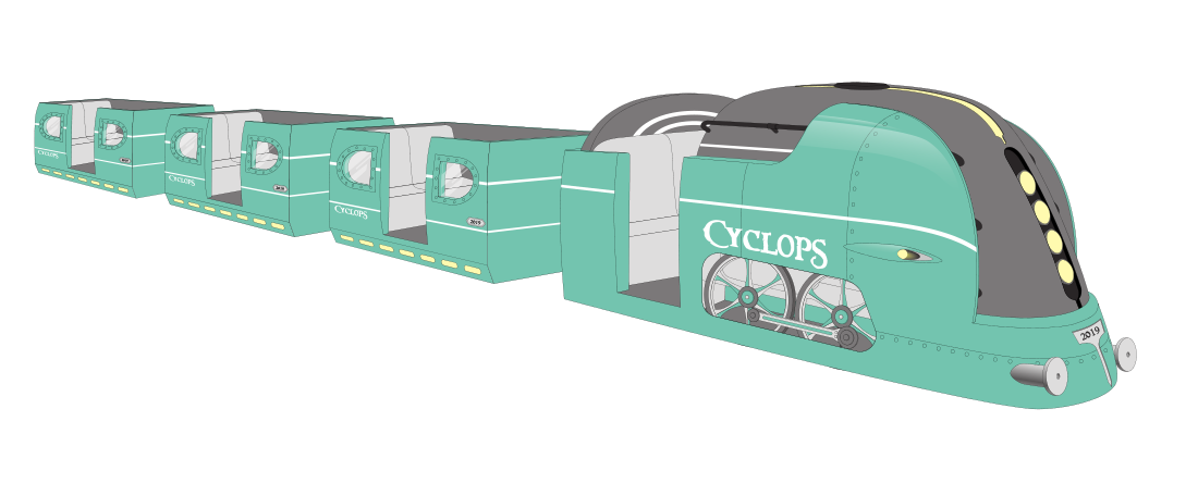 Fiberglass Train