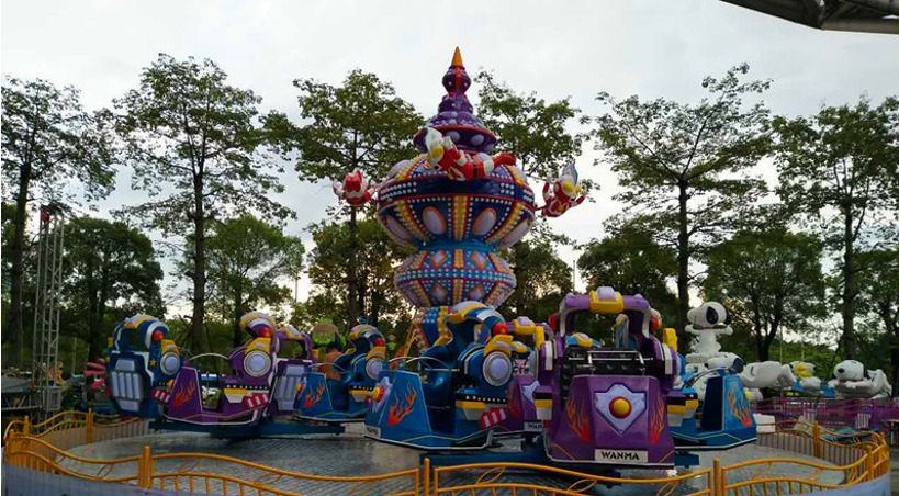 Crazy dance amusement rides