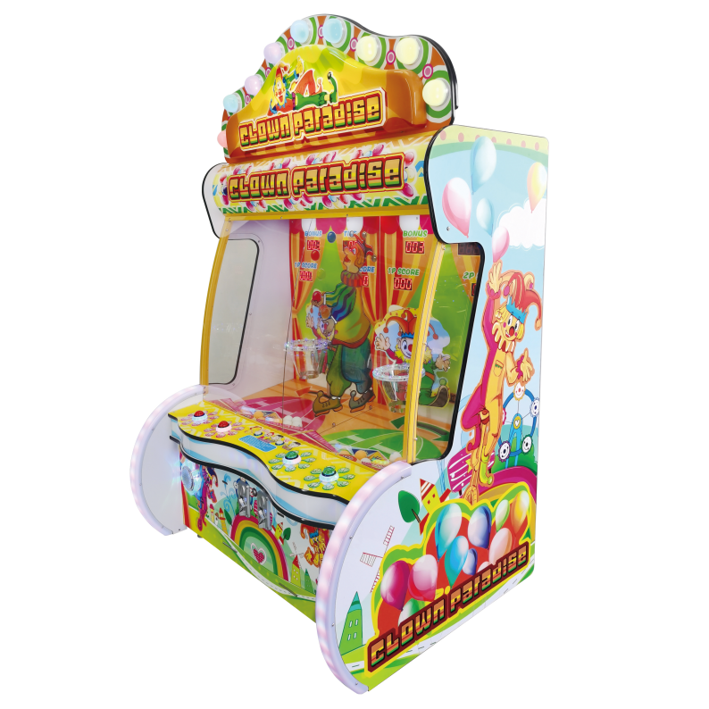 Redemption Game Machine Shooting ball Clown Park