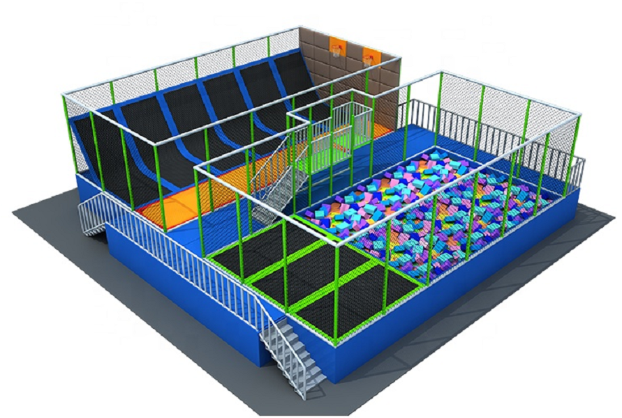 Park Obstacle Equipment Trampoline