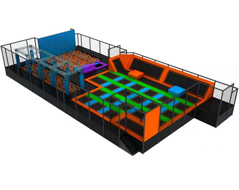 Indoor Trampoline Playground Equipment