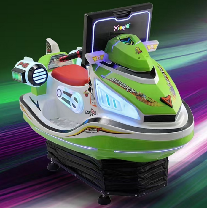 Motorized Airship Kids Electric Swing Car Gaming Machine Coin Operated Indoor Electronic Entertainment with 1 Year Warranty