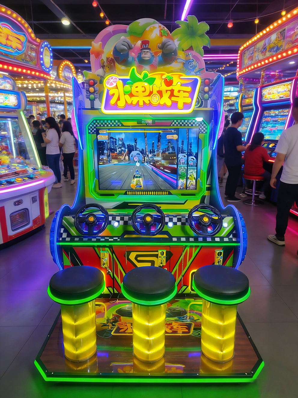 Racing Arcade Video Shooting Game Machine Coin Operated Game