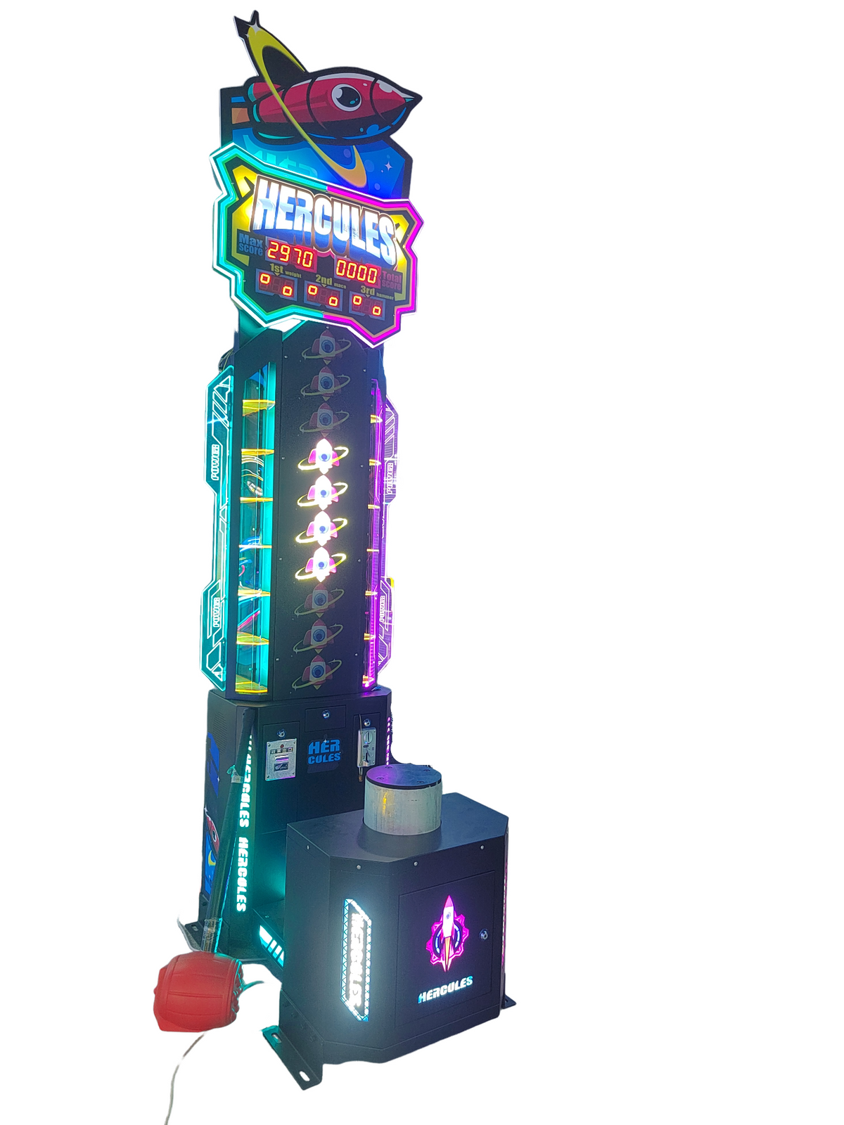 Elong Indoor Coin/Bill Operated Boxing Hit Hammer Arcade Game Machine