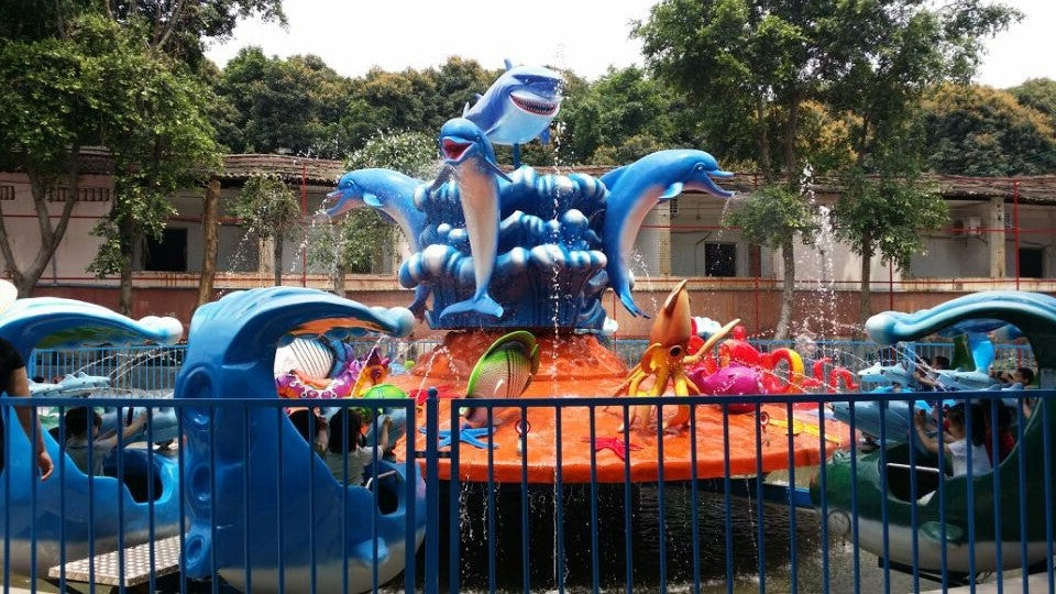 Amusement Shark Fighting Island