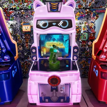 Pat on the bat Children's Coin-operated Arcade Game Machine Small Plastic and Wooden English Language Children's Entertainment