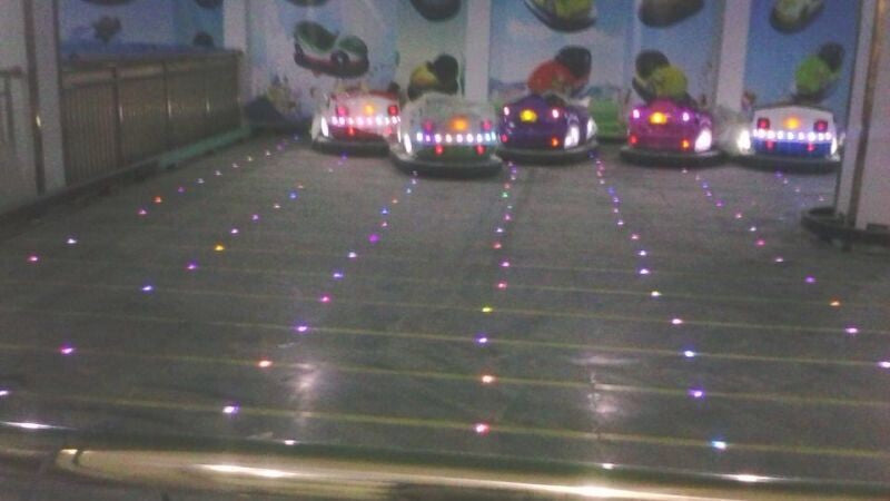 Bump Car floor with lights