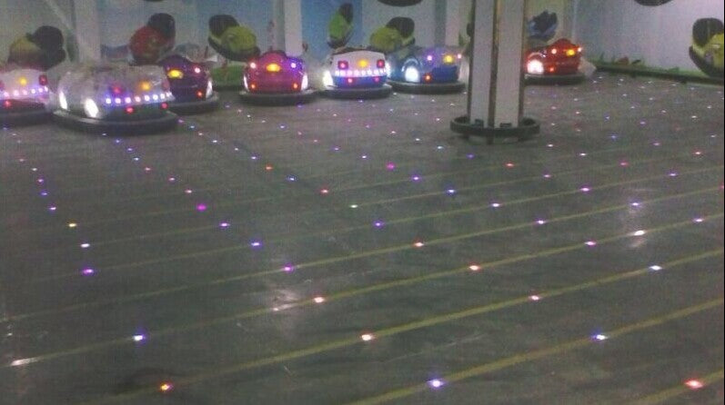 Bump Car floor with lights