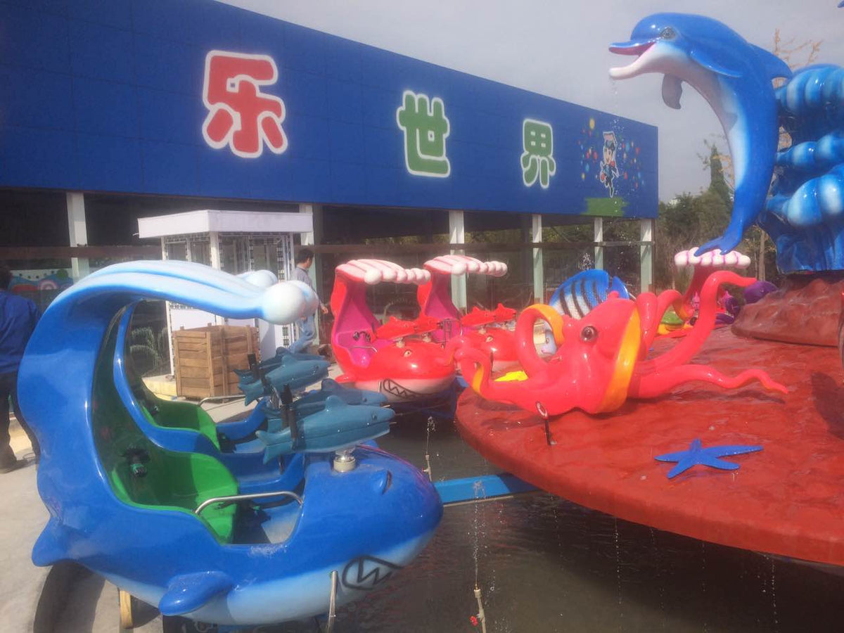 Amusement Shark Fighting Island