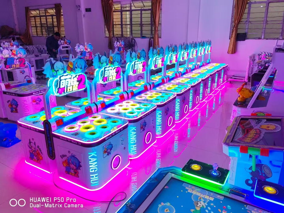 Interactive Kids Coin-Operated Hamster Hitting Arcade Machine - Fun Hammer Game for Game Zone