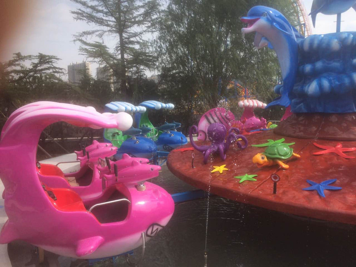 Amusement Shark Fighting Island