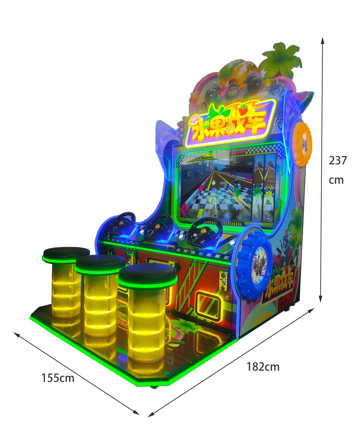 Racing Arcade Video Shooting Game Machine Coin Operated Game