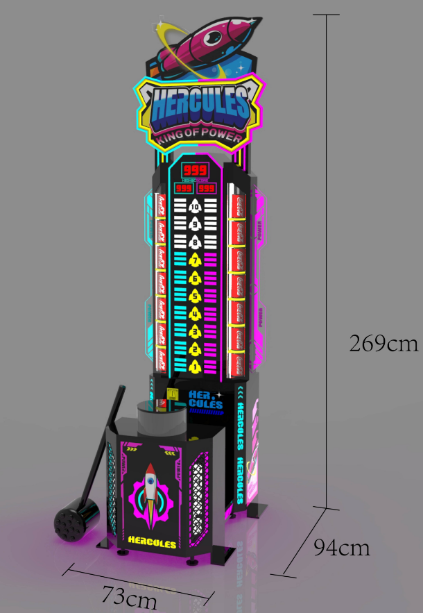 Elong Indoor Coin/Bill Operated Boxing Hit Hammer Arcade Game Machine