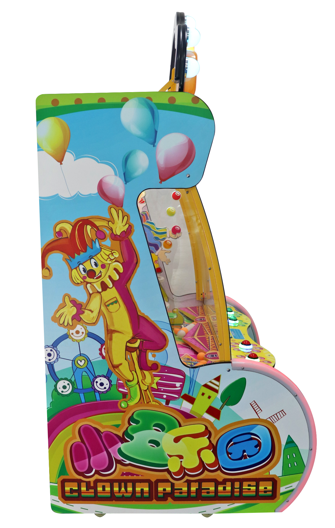 Redemption Game Machine Shooting ball Clown Park