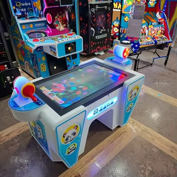 Interactive Large Commercial Electronic Arcade Equipment Coin-Operated Two-Person Fishing Simulator Entertainment System