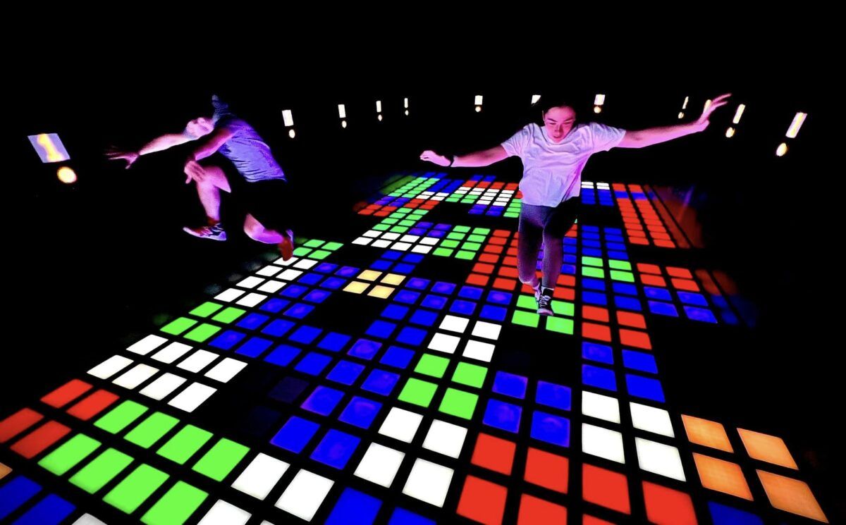 Interactive LED Floor Game commercial active gaming equipment image 2