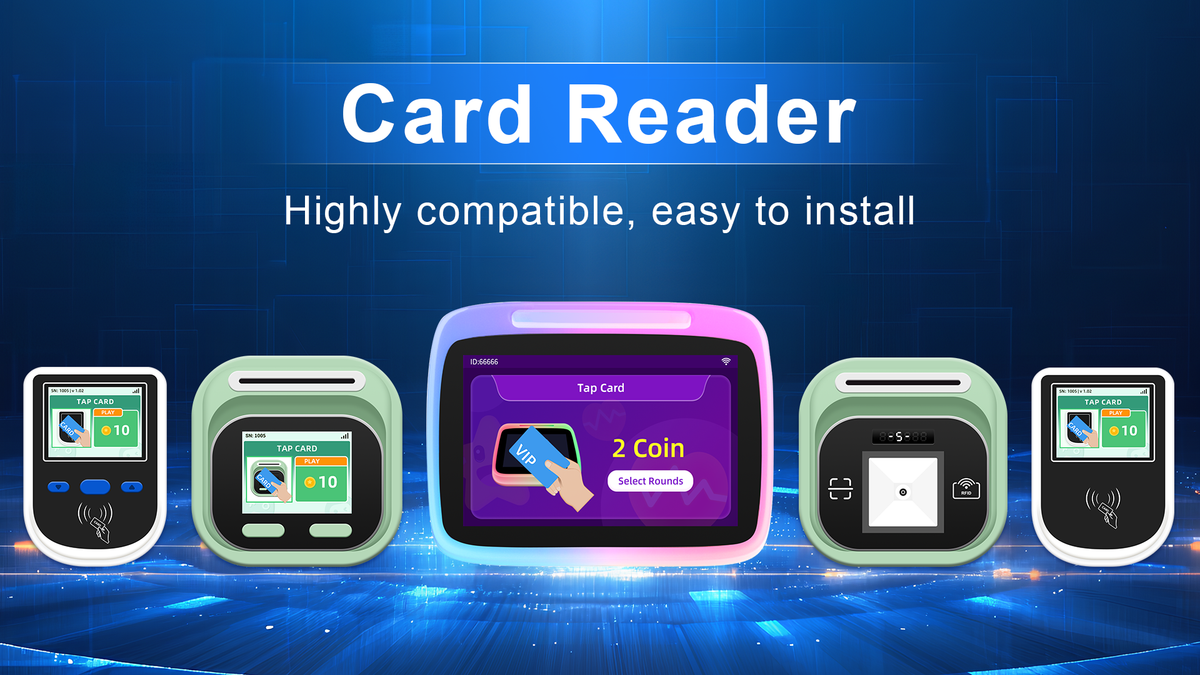 Indoor for Coin Pusher with Non-Rechargeable Battery Amusement Park Management System Metal Cabinet English Language