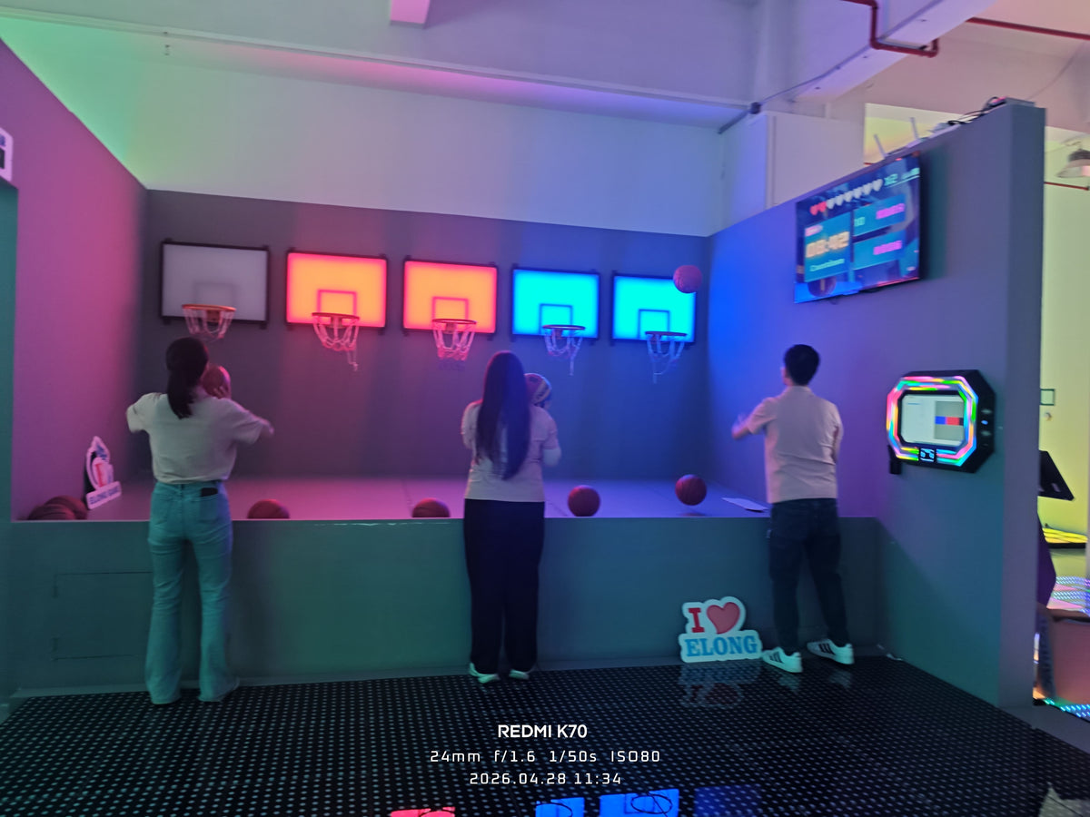 Interactive Basketball Machine commercial active gaming equipment image 5