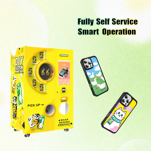 Precision Engineering Error-Proof System DIY Phone Case Vending Machine for Young People