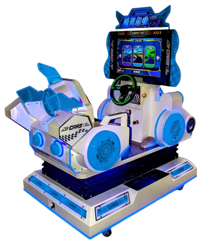 Arcade Racing Car Game Machine Kids Amusement Metal Machine in English Language