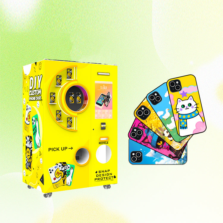 Precision Engineering Error-Proof System DIY Phone Case Vending Machine for Young People
