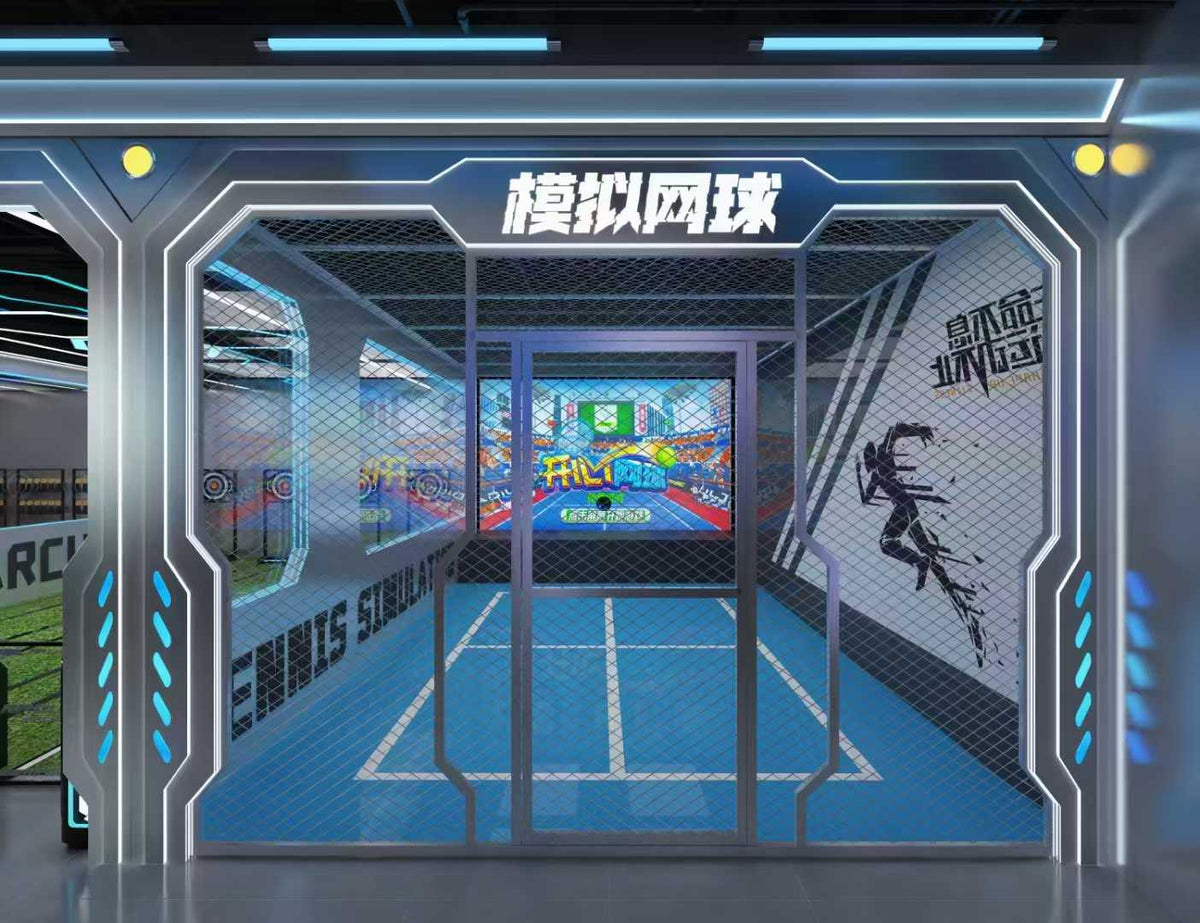 Indoor Tennis Simulator commercial digital sports equipment image 5