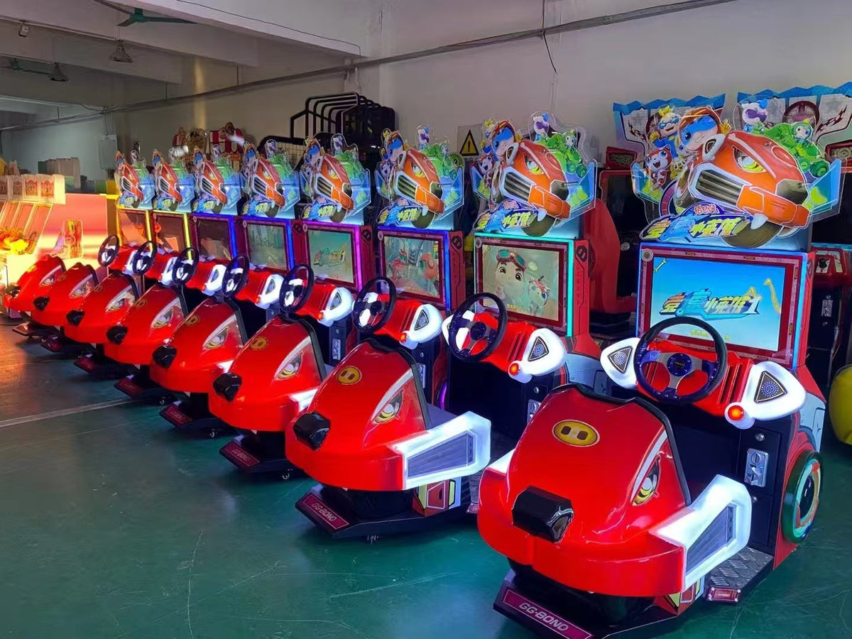Racing Heroes Durable Fiberglass for Racing Arcade Game with 1-Year Warranty English-Speaking