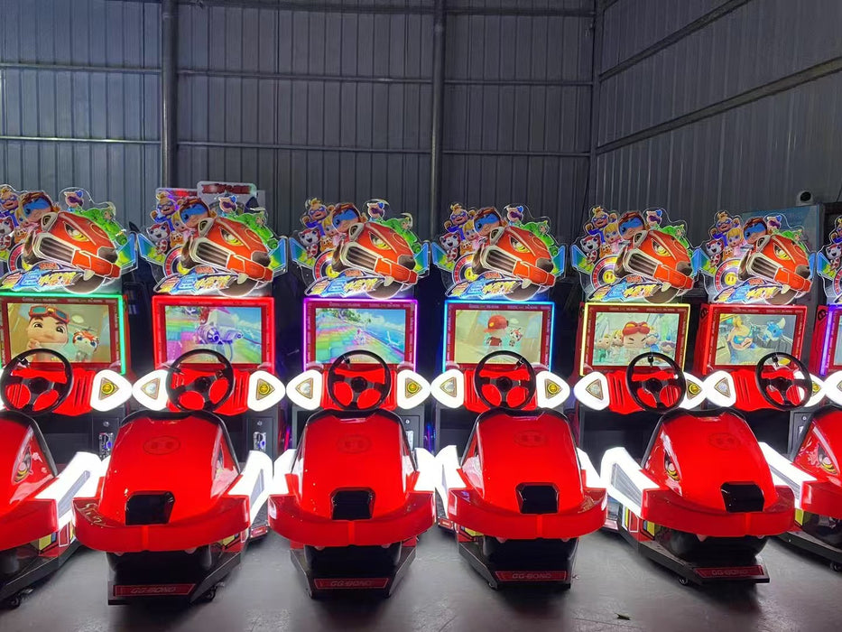 Racing Heroes Durable Fiberglass for Racing Arcade Game with 1-Year Warranty English-Speaking