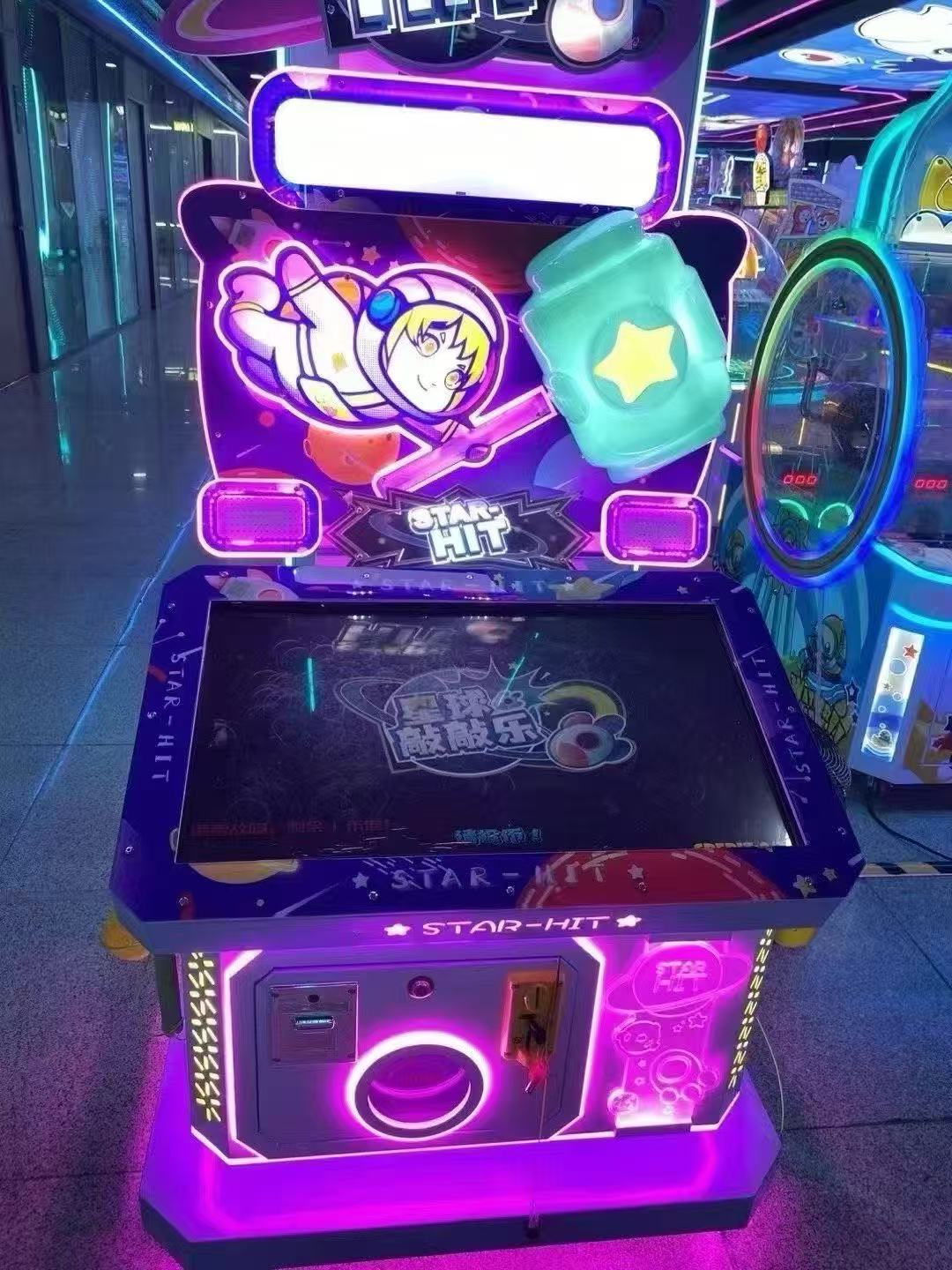 Interactive Kids Coin-Operated Hamster Hitting Arcade Machine Fun Hammer Game for Game ZonePlanet Knock Music