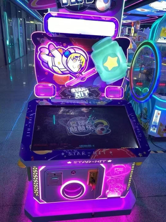 Interactive Kids Coin-Operated Hamster Hitting Arcade Machine Fun Hammer Game for Game ZonePlanet Knock Music