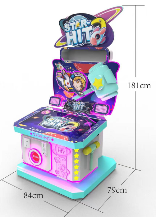 Interactive Kids Coin-Operated Hamster Hitting Arcade Machine Fun Hammer Game for Game ZonePlanet Knock Music