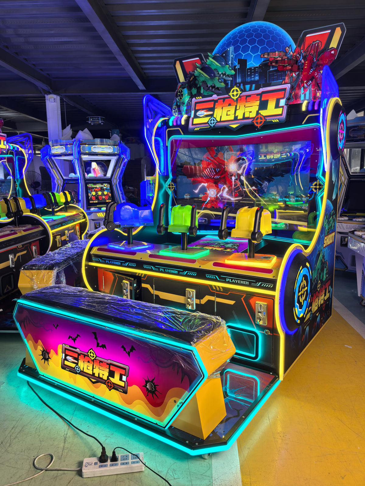 Guangdong Indoor Amusement Shooting Arcade Machine Bill Acceptor Boxing Game 6+ Years Multi-Language (Spanish/English/French)