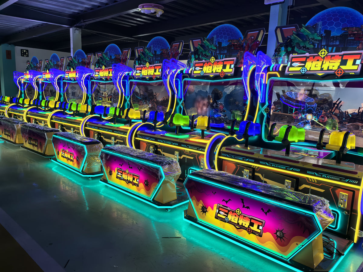 Guangdong Indoor Amusement Shooting Arcade Machine Bill Acceptor Boxing Game 6+ Years Multi-Language (Spanish/English/French)