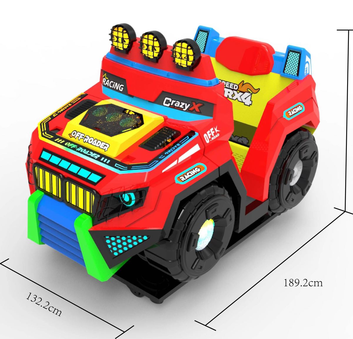 Kiddie Rides Crane Game Machine 1-Year Warranty for Amusement Parks Bus Gift Plastic Material in English Language