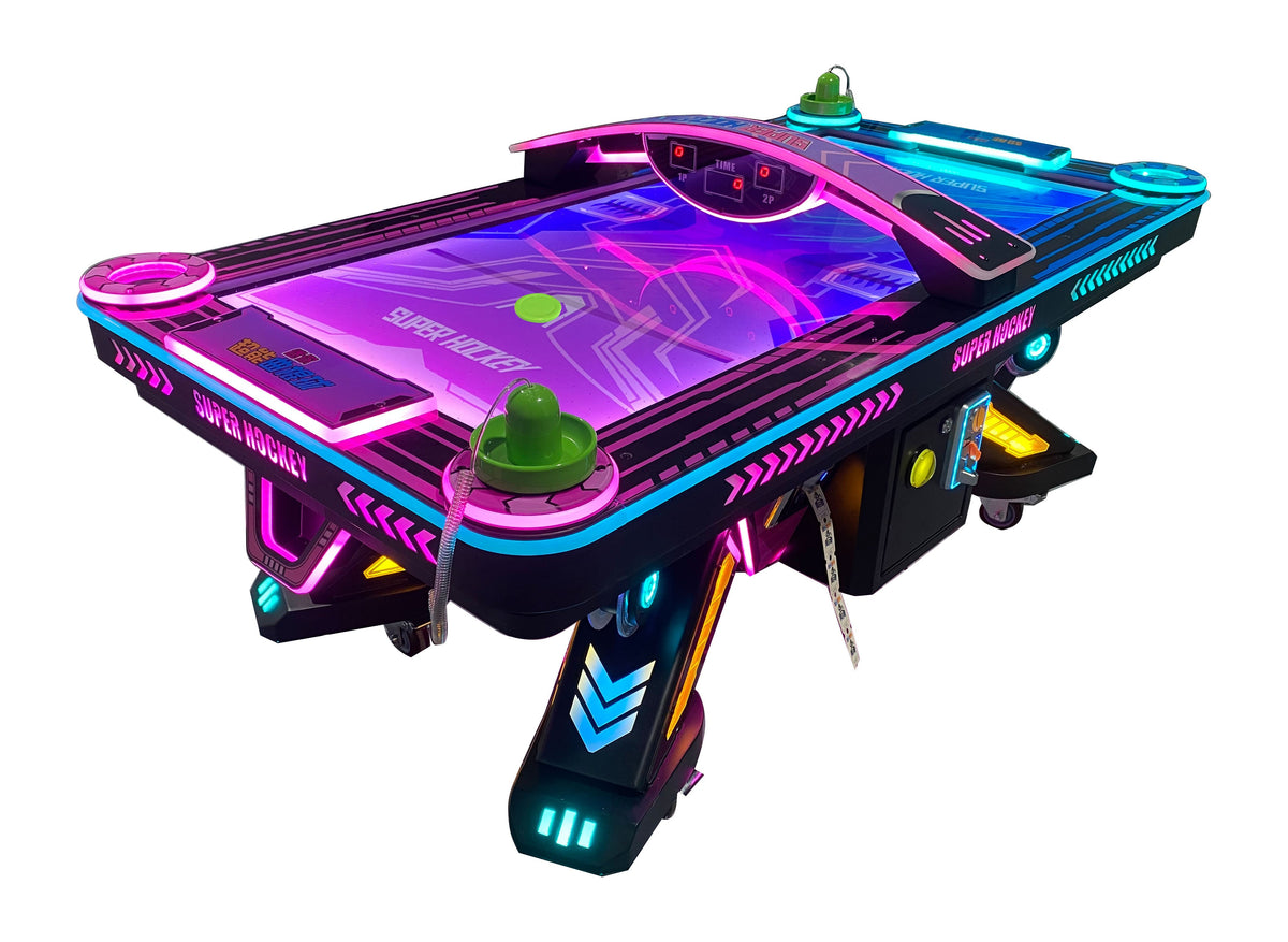 Portable Interactive Arcade Machine Air Hockey Table Coin Operated Plastic Ice Hockey Puck Balls