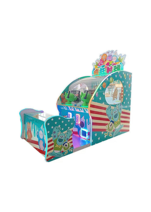 High Quality Crazy Shot Ball Shooting Kids Game Machines Coin Operated Arcade Indoor Sport Amusement English Language on Sale