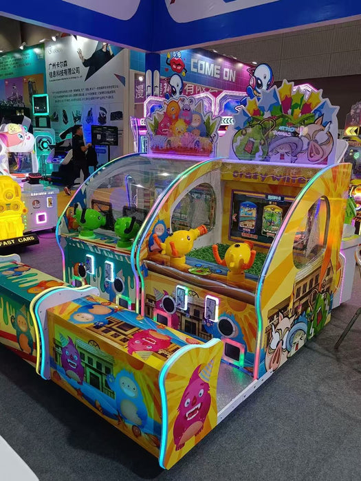 High Quality Crazy Shot Ball Shooting Kids Game Machines Coin Operated Arcade Indoor Sport Amusement English Language on Sale