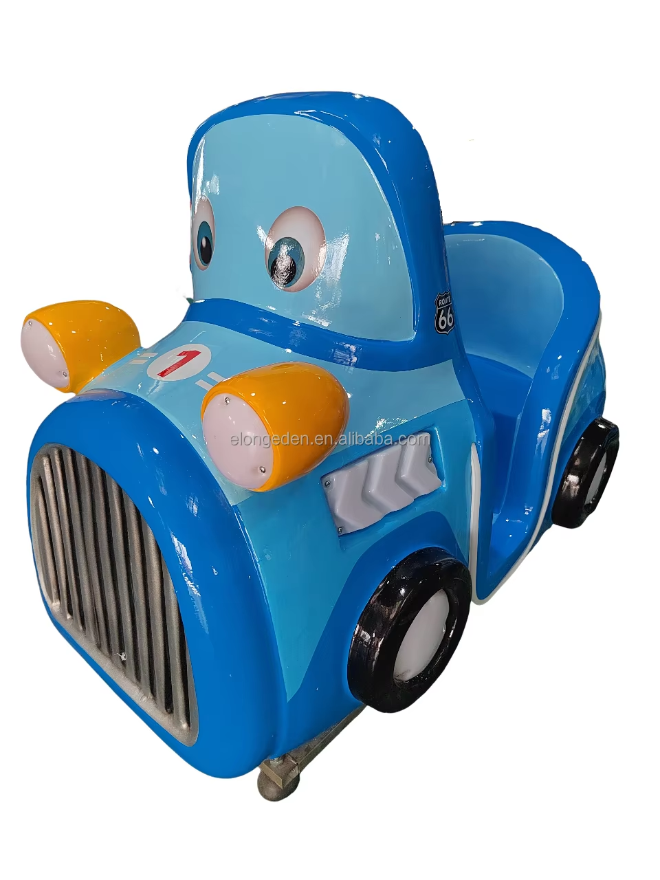 Funny Rocking Cars Kiddie Ride Coin-Operated Arcade Machine with Electric Swing Ride for Kids' Amusement