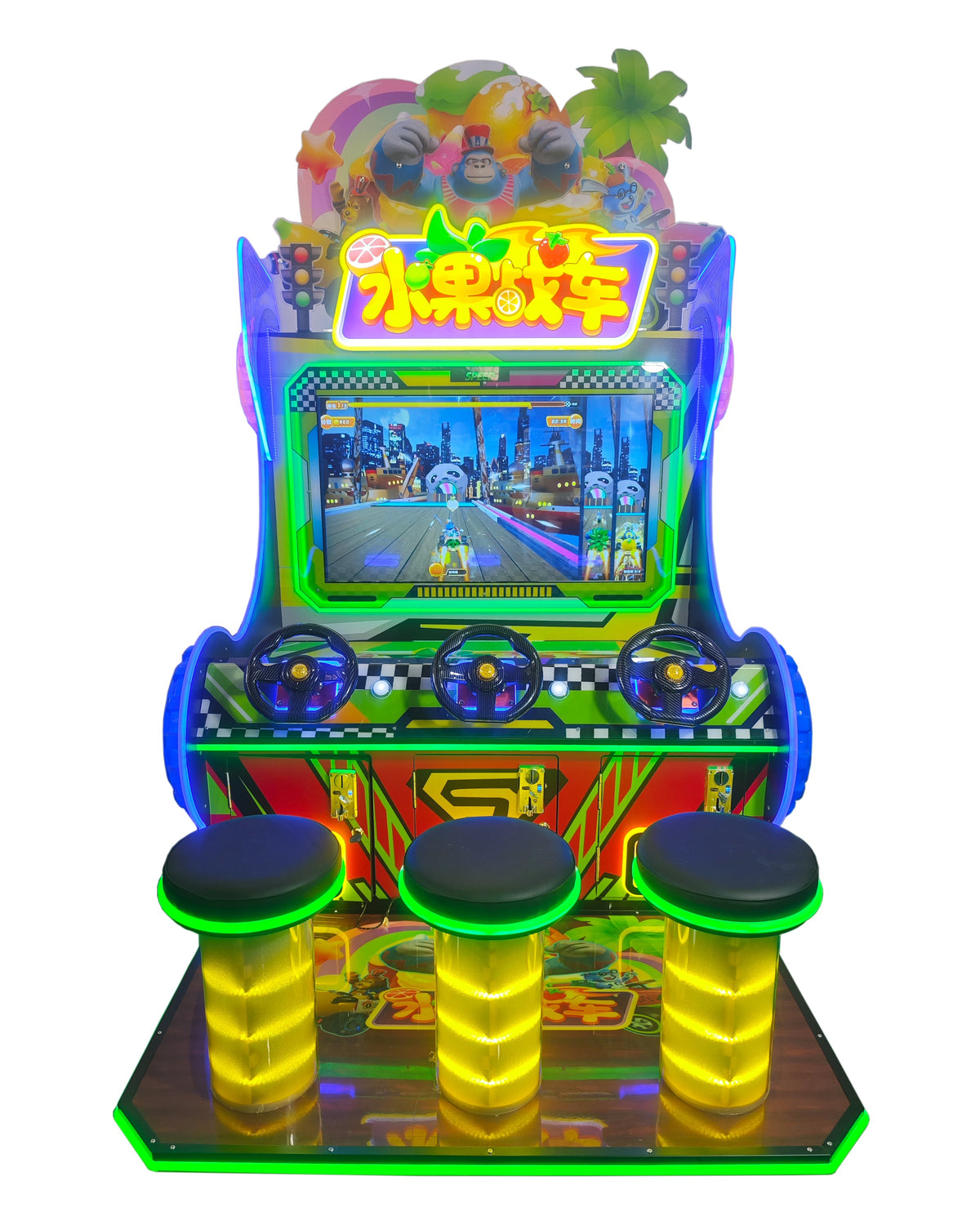 Racing Arcade Video Shooting Game Machine Coin Operated Game