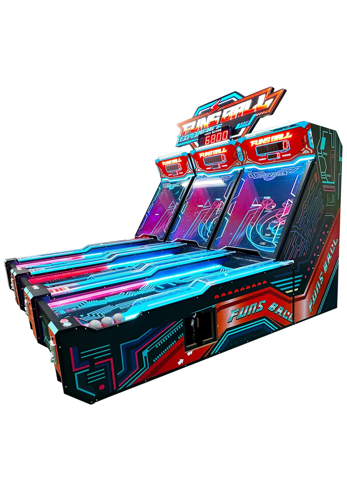 Hot Selling Blue Funball Indoor Outdoor Arcade Suitable for Children Adults All Seasons