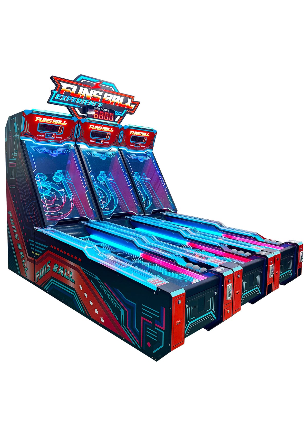Hot Selling Blue Funball Indoor Outdoor Arcade Suitable for Children Adults All Seasons