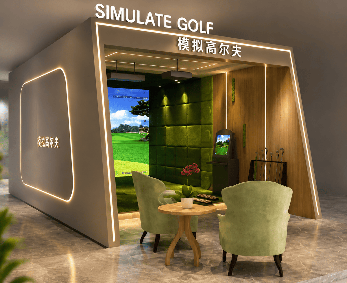 Commercial Golf Simulator commercial digital sports equipment image 3