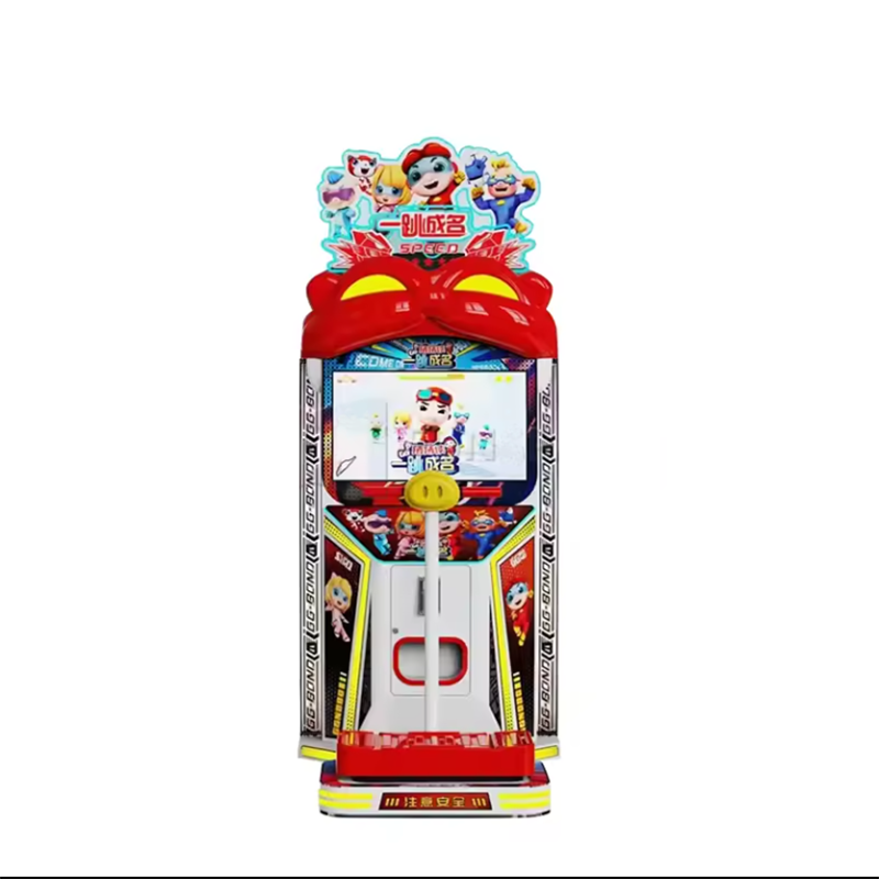 Elong Pigman Kid Jumped Arcade Game Machine 26 Inch Lcd Screen Video Game Indoor Racing Coin Operated Kids Game Machine
