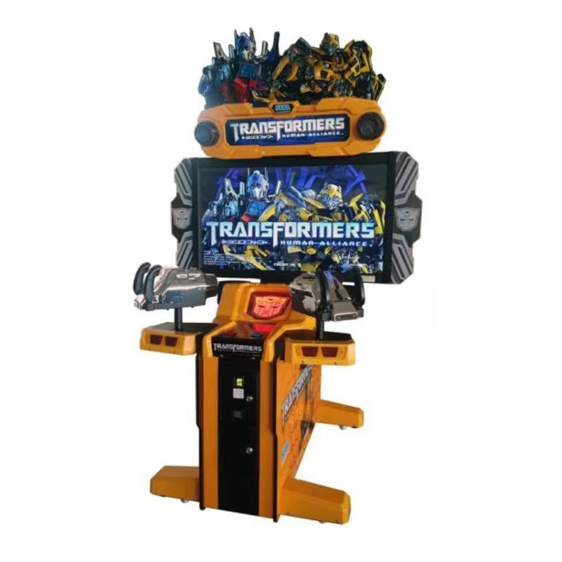 MN-EL9043 Wholesale for Transformers Double Gun Video Screen Arcade Game Machine Dual Shooter Game Board English Transformer Steel