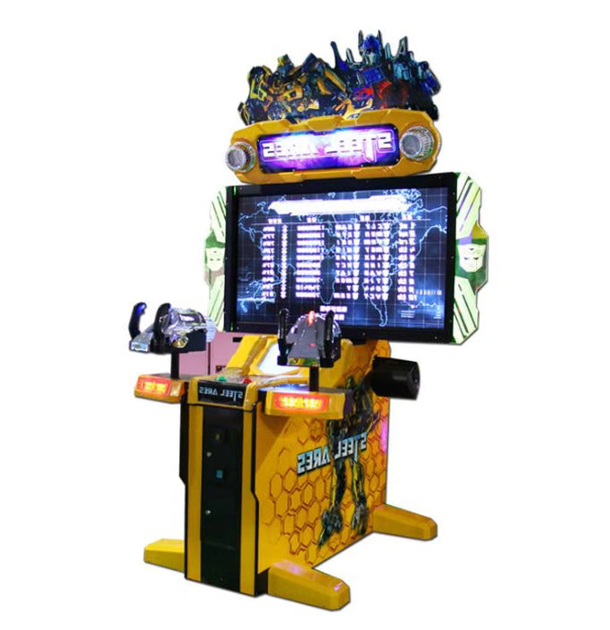 MN-EL9043 Wholesale for Transformers Double Gun Video Screen Arcade Game Machine Dual Shooter Game Board English Transformer Steel