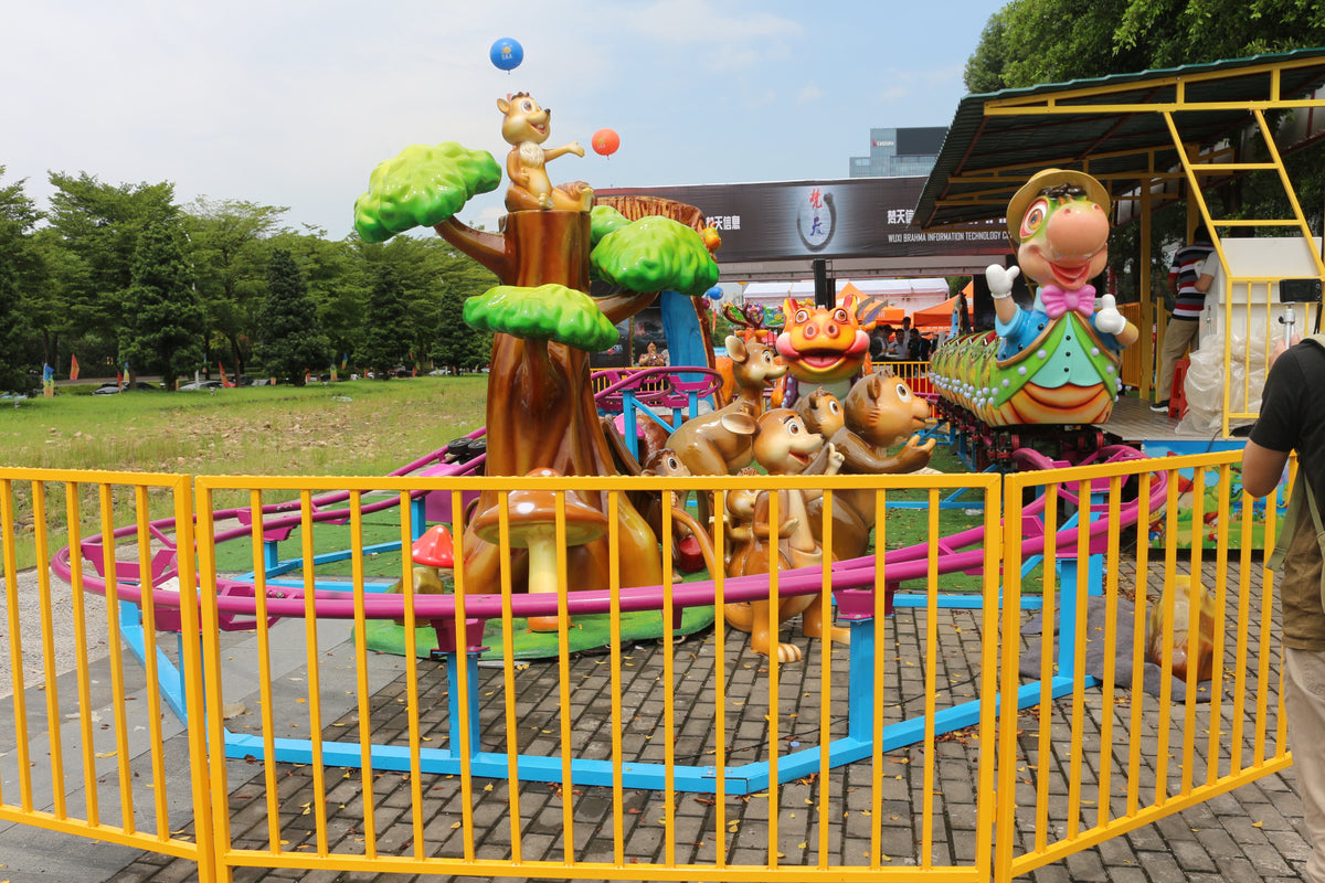 Mini Track Train Fruit Worm Roller Coaster